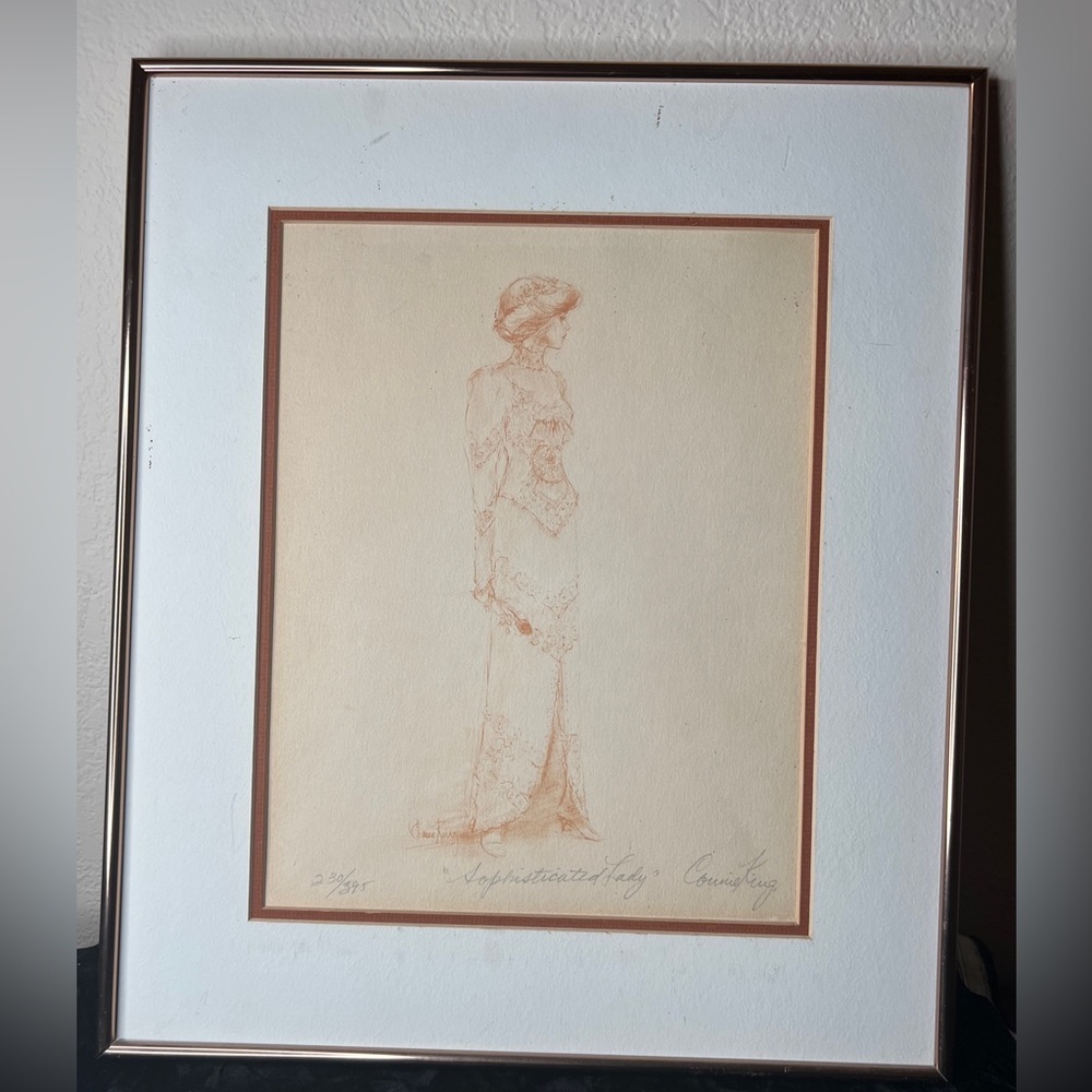 Connie King “Sophisticated Lady” Lithograph Signed & Numbered 230/395 COA